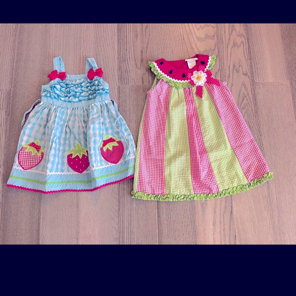 3T seersucker summer dress.
